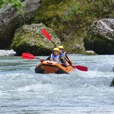Canoë Raft sur l'Isère à La Plagne