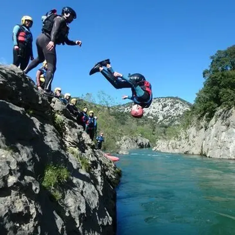Canyoning dans les Gorges du Diable près de Montpellier