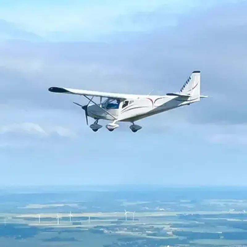 Baptême en ULM Multiaxe près de Bastogne