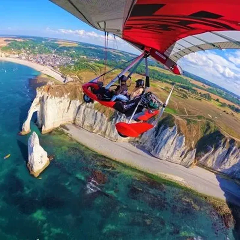Baptême en ULM Pendulaire - Survol de la Côte d'Albâtre