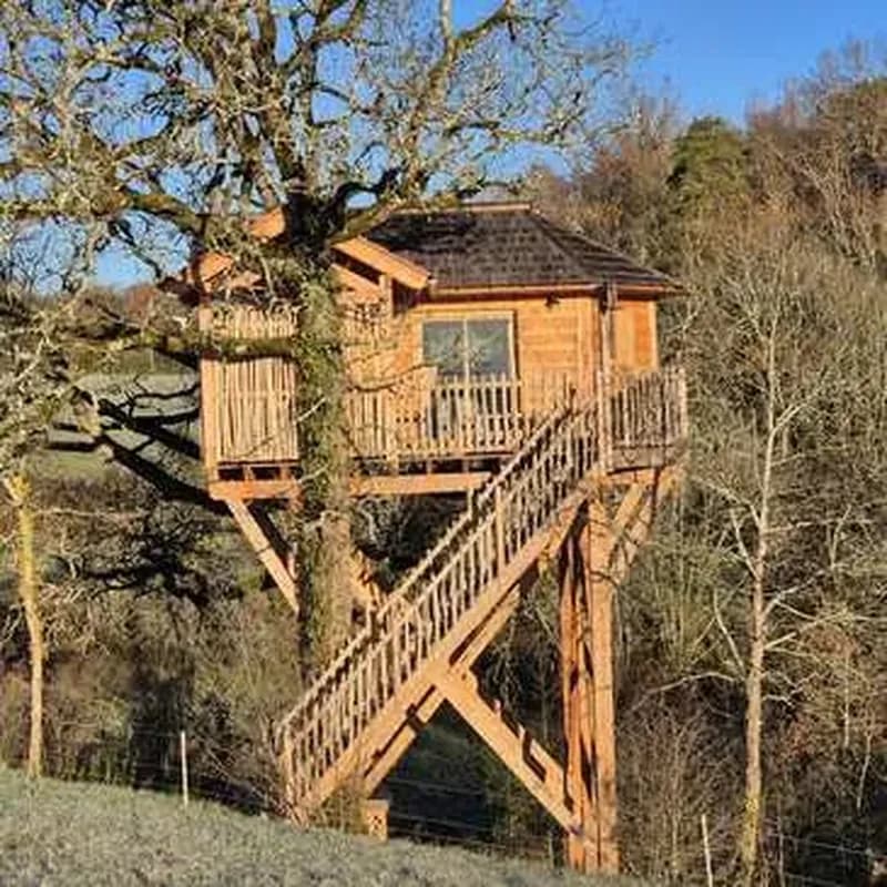 Cabane Perchée avec Spa à Saint-Geniès - Les Grottes de Lascaux