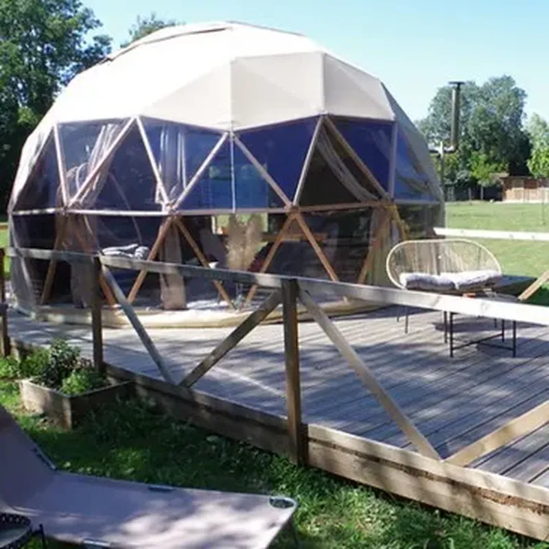 Billet Nuit en Dôme avec Bain Nordique Privatif près de Bourg-en-Bresse