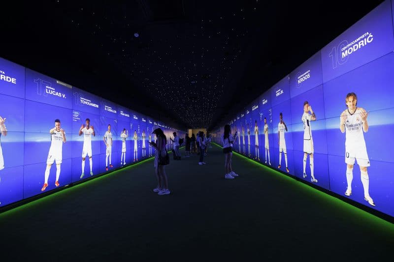 Stade Santiago Bernabéu : Entrée du musée