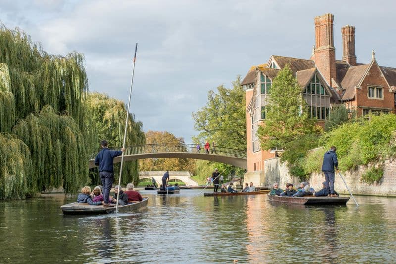 Billet Tournée de punting à l'université de Cambridge