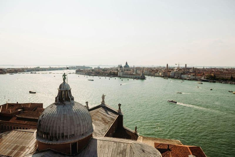 Billet Venise : Visite guidée en bateau du Grand Canal + entrée au clocher de San Giorgio Maggiore