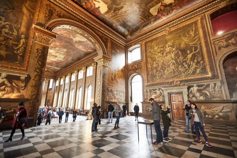 Billet Ancien collège royal de la marine : Entrée avec hall peint + visite publique