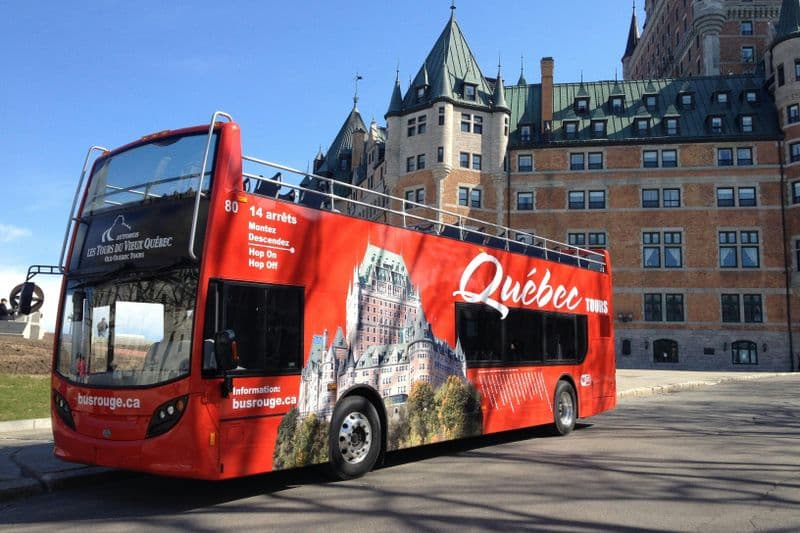 Billet Ville de Québec : visite d'une journée en autobus avec embarquement et débarquement automatique