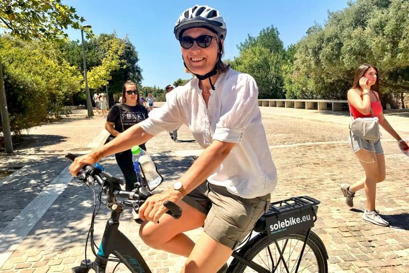 Billet Athènes : Excursion à la plage en E-Bike + collations traditionnelles