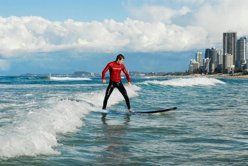 Billet Leçon de surf de 2 heures à Surfers Paradise