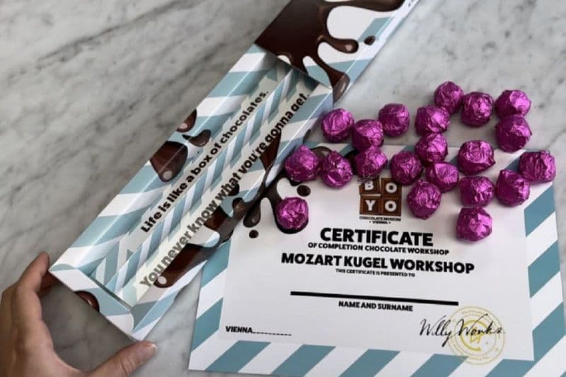 Musée du chocolat de Vienne BO-YO : Billet d'entrée + Atelier de boules Mozart