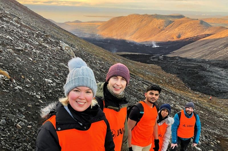 Billet Randonnée au volcan Fagradalsfjall et entrée au lagon bleu
