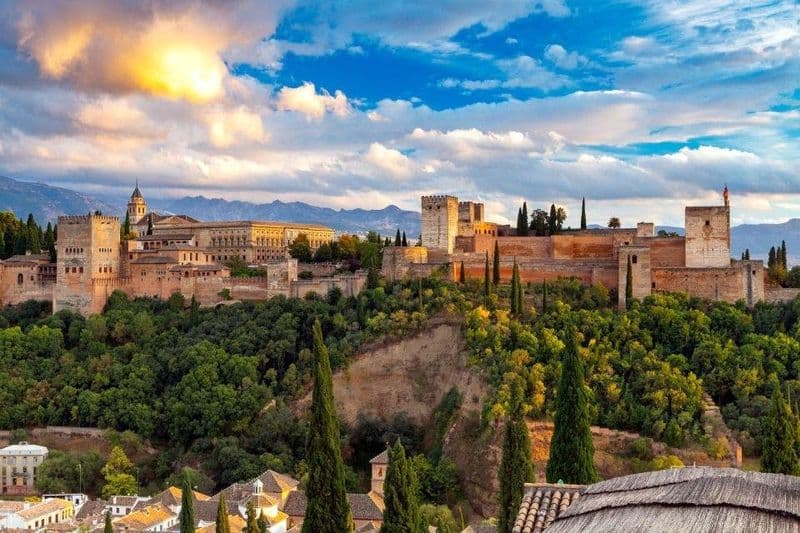 Billet Alhambra & Palais Nasrides : Visite guidée + Transport depuis Malaga
