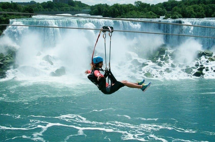 WildPlay Niagara Falls : tyrolienne jusqu'aux chutes du Niagara
