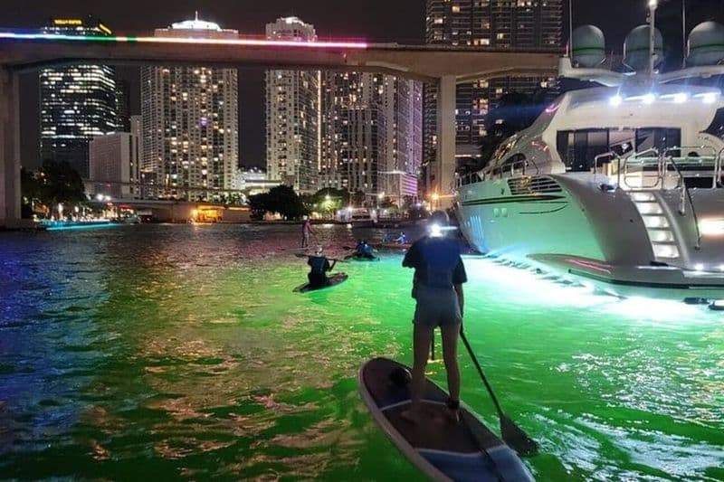 Billet Miami : City Lights SUP ou Kayak Night Tour