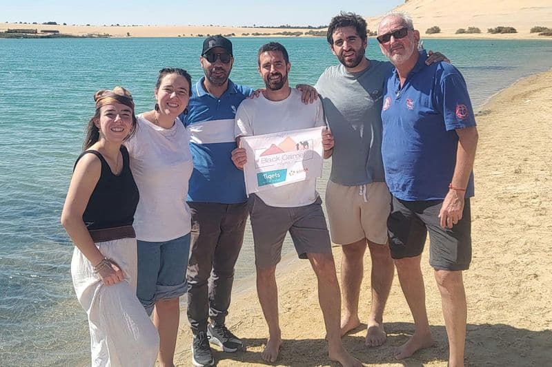 Billet Désert noir et blanc : excursion de 2 jours au départ du Caire + camp bédouin, observation des étoiles et repas