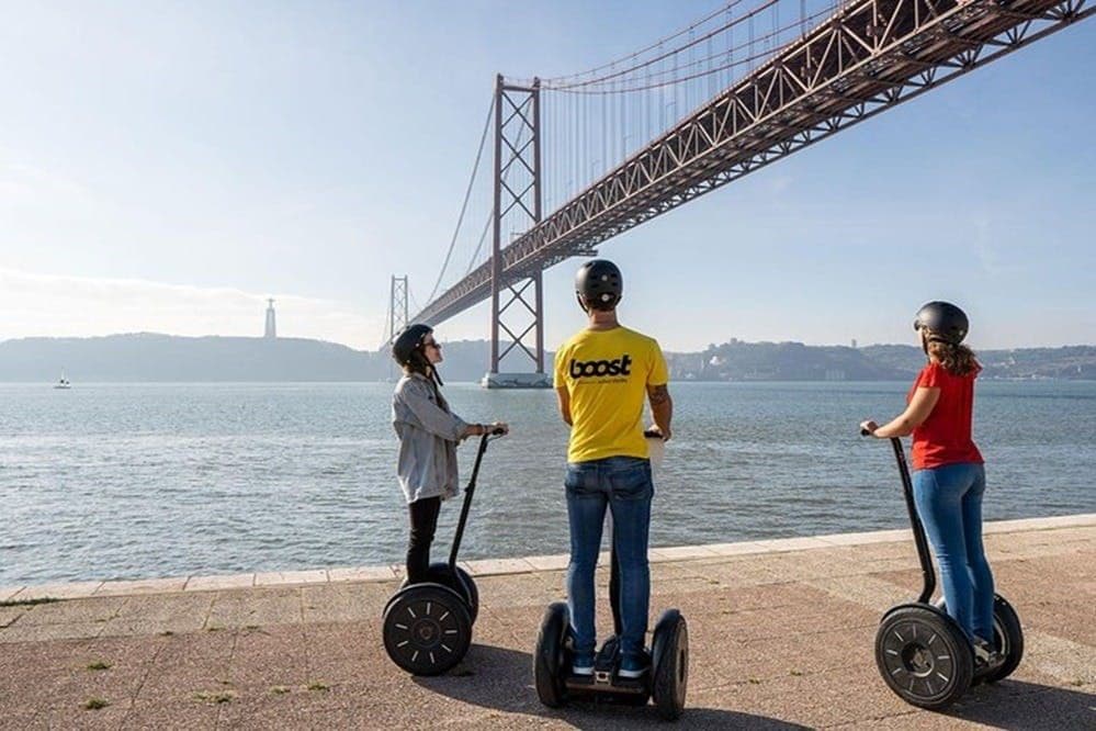 3 heures : Visite guidée en Segway le long du Tage jusqu'à Belém