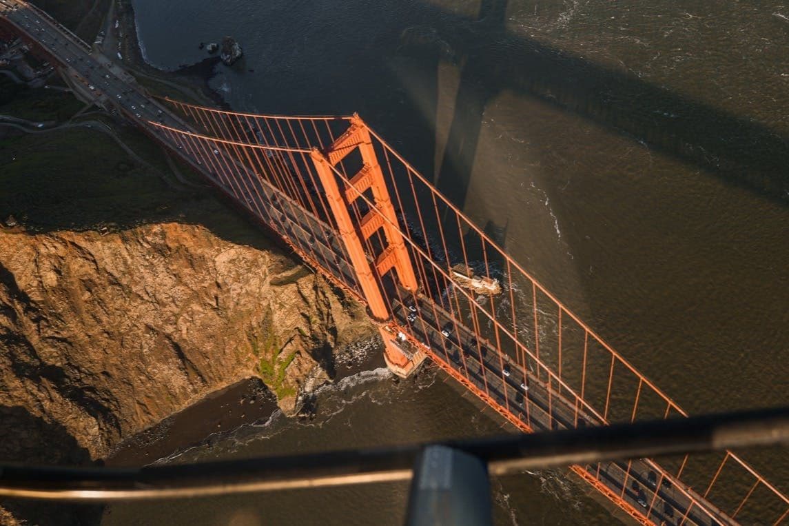 San Francisco : Aventure en hélicoptère sur le Golden Gate