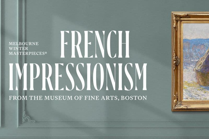 National Gallery of Victoria : Exposition sur l'impressionnisme français