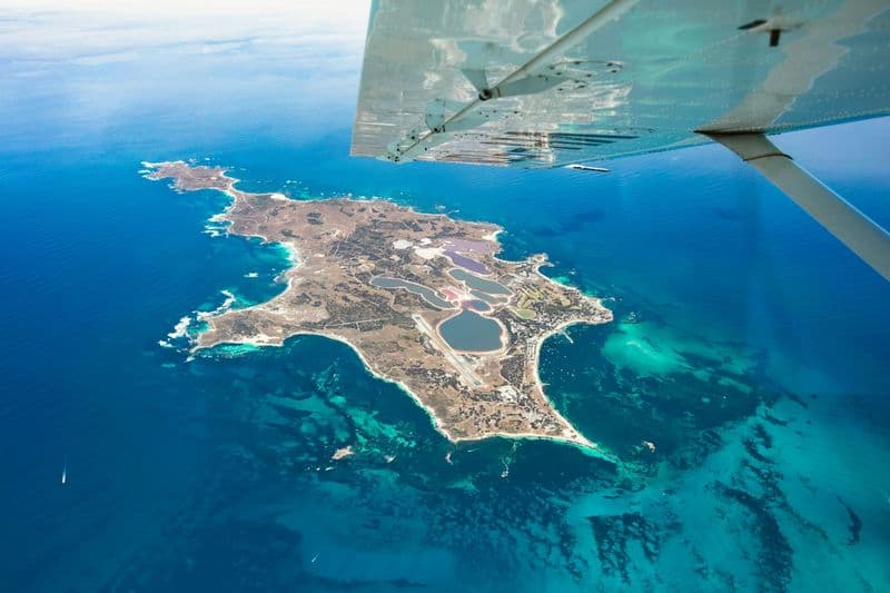 Île Rottnest : Saut en parachute en tandem avec transfert en ferry