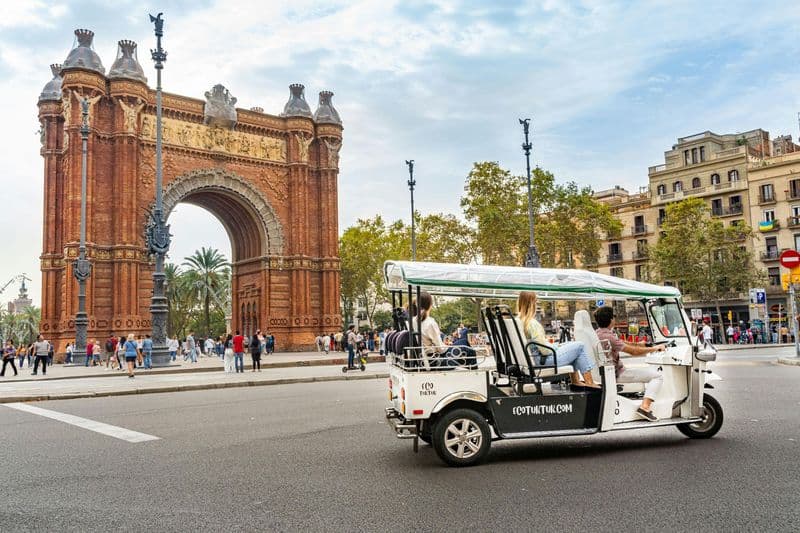 Billet Barcelone : 4 heures de Tuk Tuk électrique