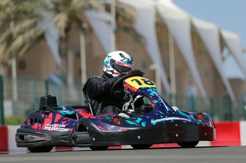 Expérience de karting sur le circuit Yas Marina