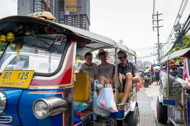 Billet Promenade en pousse-pousse et randonnée à travers les couleurs de Bangkok