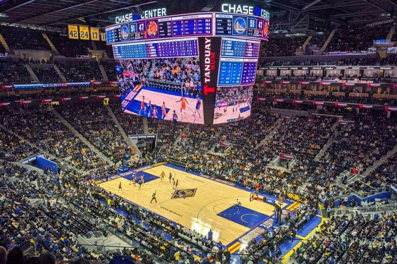 Chase Center San Francisco : Match de basket des Golden State Warriors