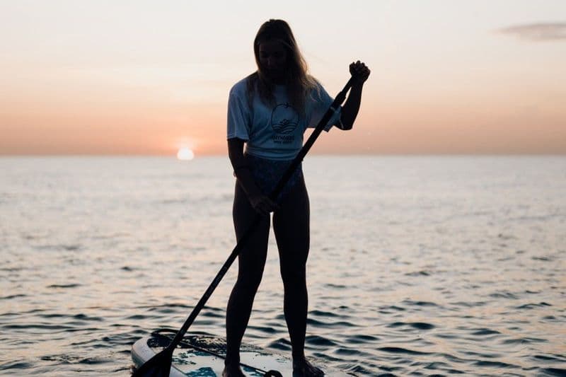 Barcelone : Paddle Surf au coucher du soleil