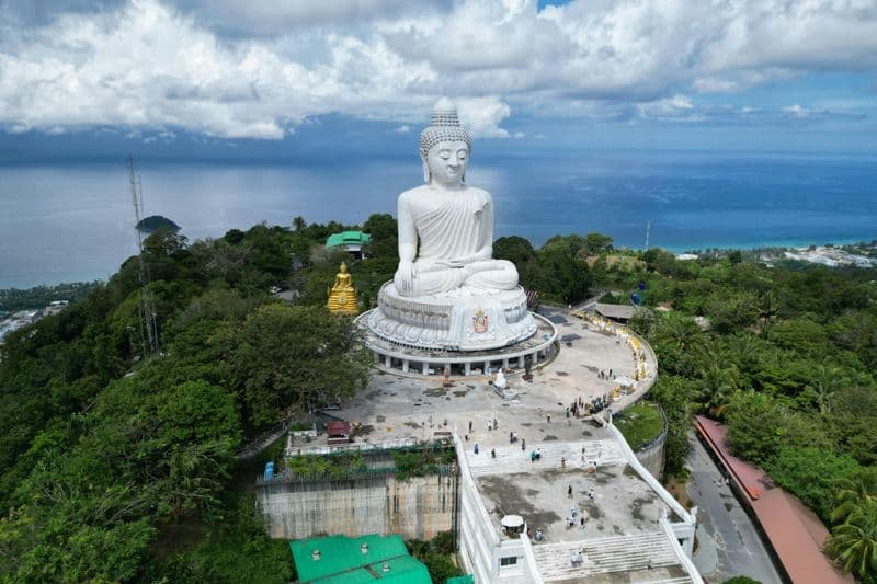 Billet Temple de Chalong et Grand Bouddha : Visite + aventure en VTT