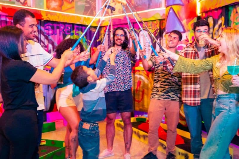 Minigolf en salle à Porto