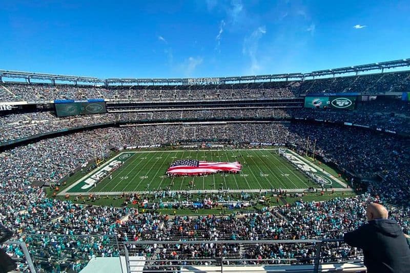 Billet pour un match de football des Jets de New York au stade MetLife