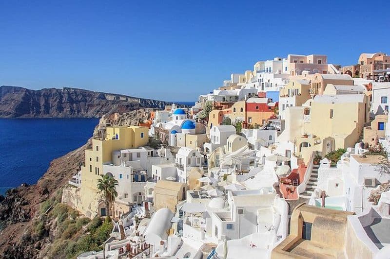 Visite en bus de Santorin à travers l'île