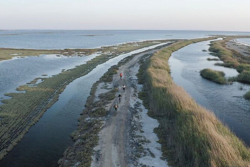 Visite privée à vélo de la trilogie antique de trois villes antiques