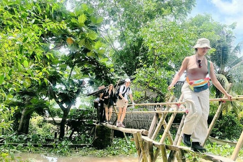 Excursion de 2 jours au Mékong : marché flottant, sanctuaire d'oiseaux et village fleuri