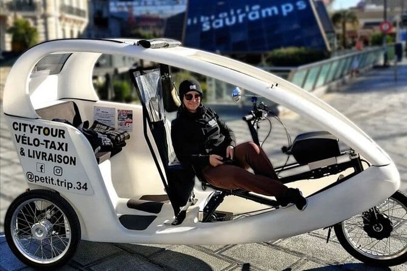 Découverte Privée de Montpellier en Vélo-Taxi