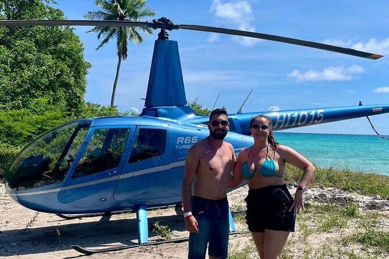 Punta Cana Beach en hélicoptère