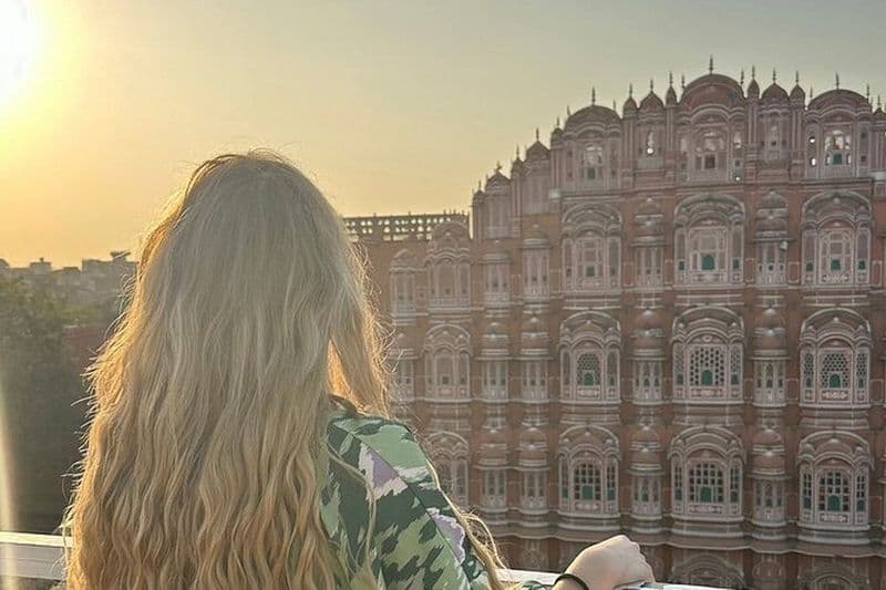 Jaipur Night City Jeep Tour avec vue sur le coucher du soleil de Nahargarh