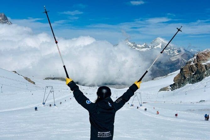 Cours de ski privé d'une journée à Zermatt