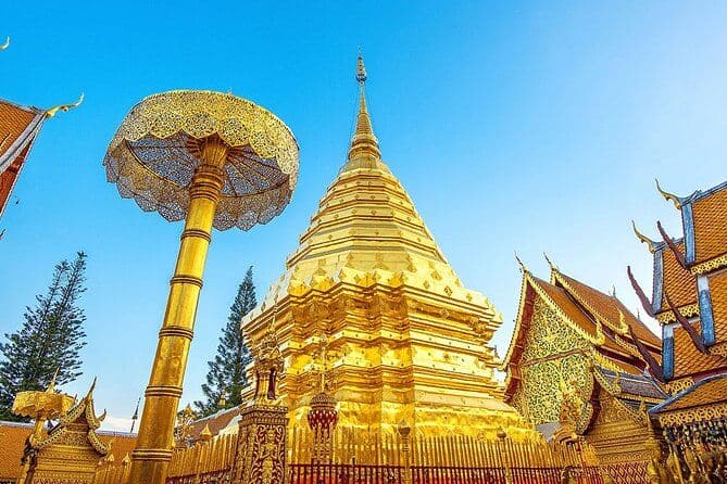 Visite d'une demi-journée du Wat Phra That Doi Suthep et du village Hmong au départ de Chiang Mai