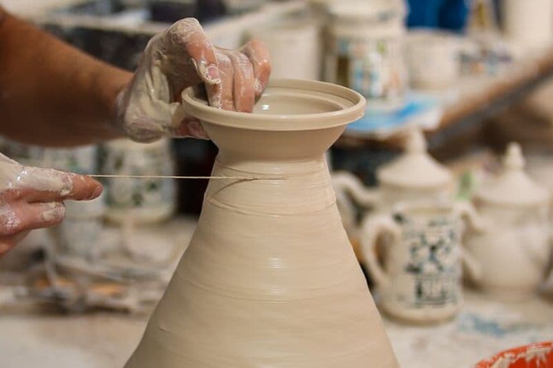 Atelier de poterie et de mosaïque à Fès