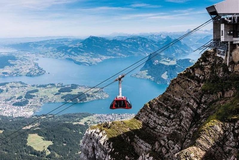Excursion d'une journée au mont Pilatus et Lucerne au départ de Zurich avec croisière sur le lac