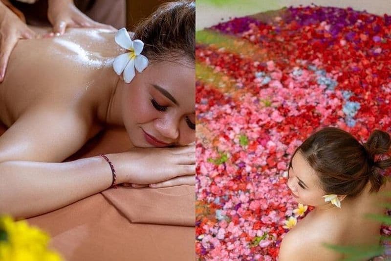 Bali Spa de luxe Massage et bain de fleurs 2 heures Treatmen