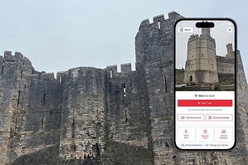 Caernarfon et son château: Une visite guidée à pied
