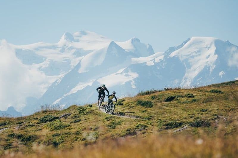 Rouler en altitude au dessus de Chamonix en vtt électrique