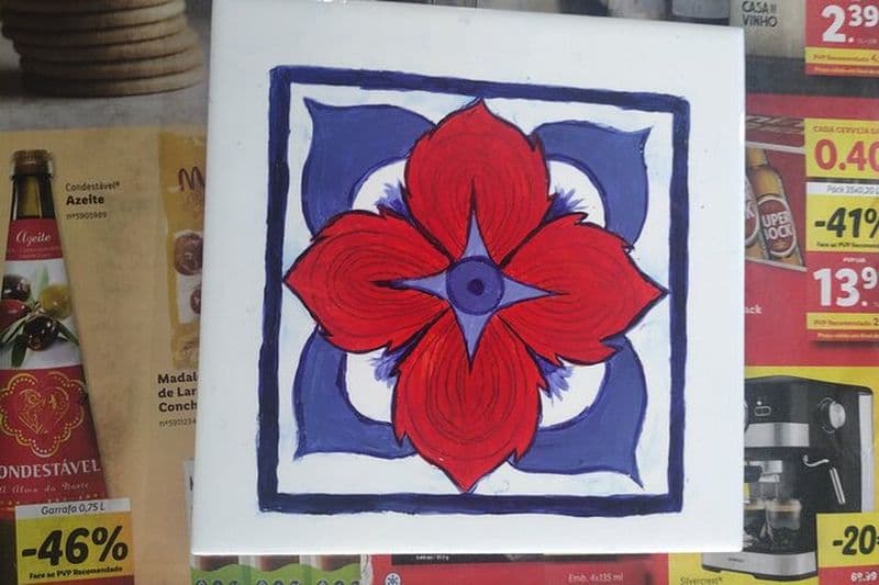 Atelier de peinture sur azulejos à Porto