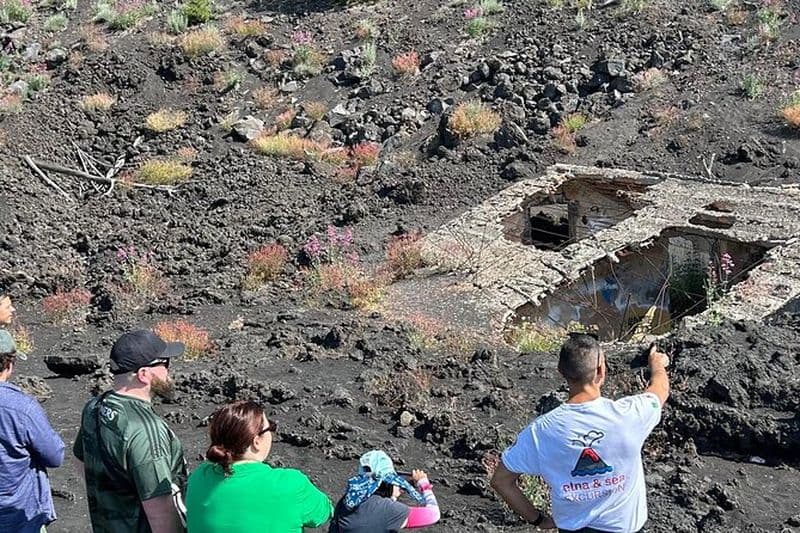 Visite de l'Etna en Jeep le matin
