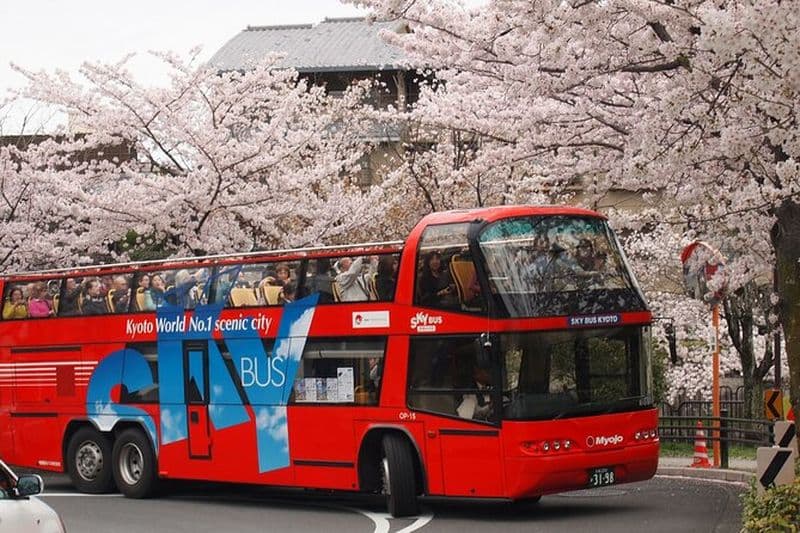 Visite en bus touristique à Kyoto