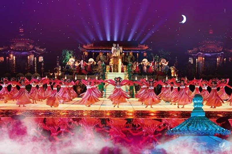 Dîner-banquet de 9 plats et spectacle de danse au palais de Huaqing