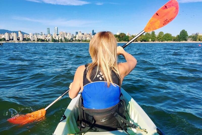 Kayak de 3 heures à Vancouver avec café sur la plage