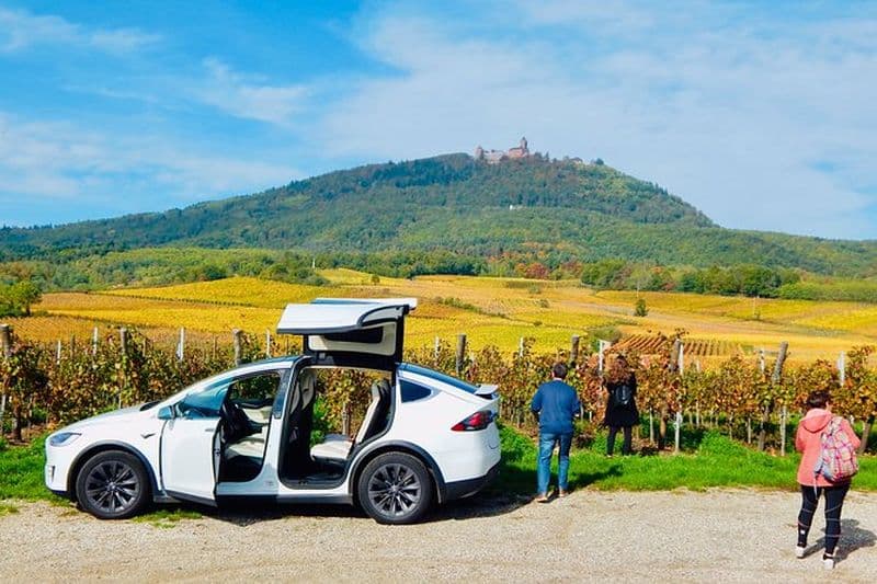 5H00 ALSACE TOUR PRIVÉ-Château, Villages, Vin, Chauffeur amical